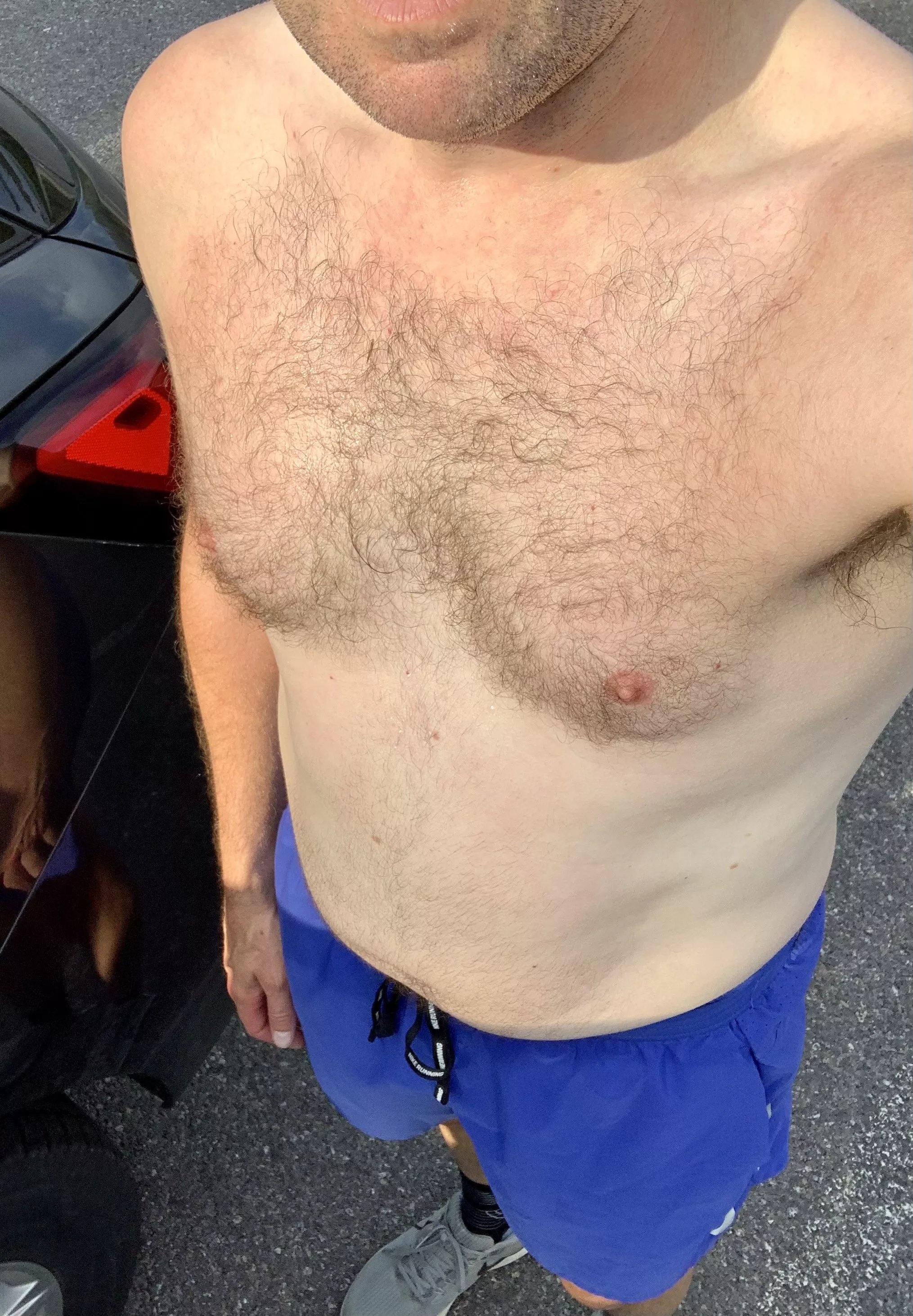 Started my Monday with a good sweat. Should we shower or sweat some more first?