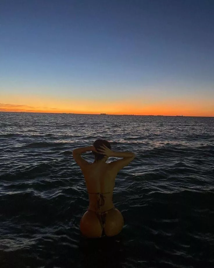 sunset on the beach ❤️