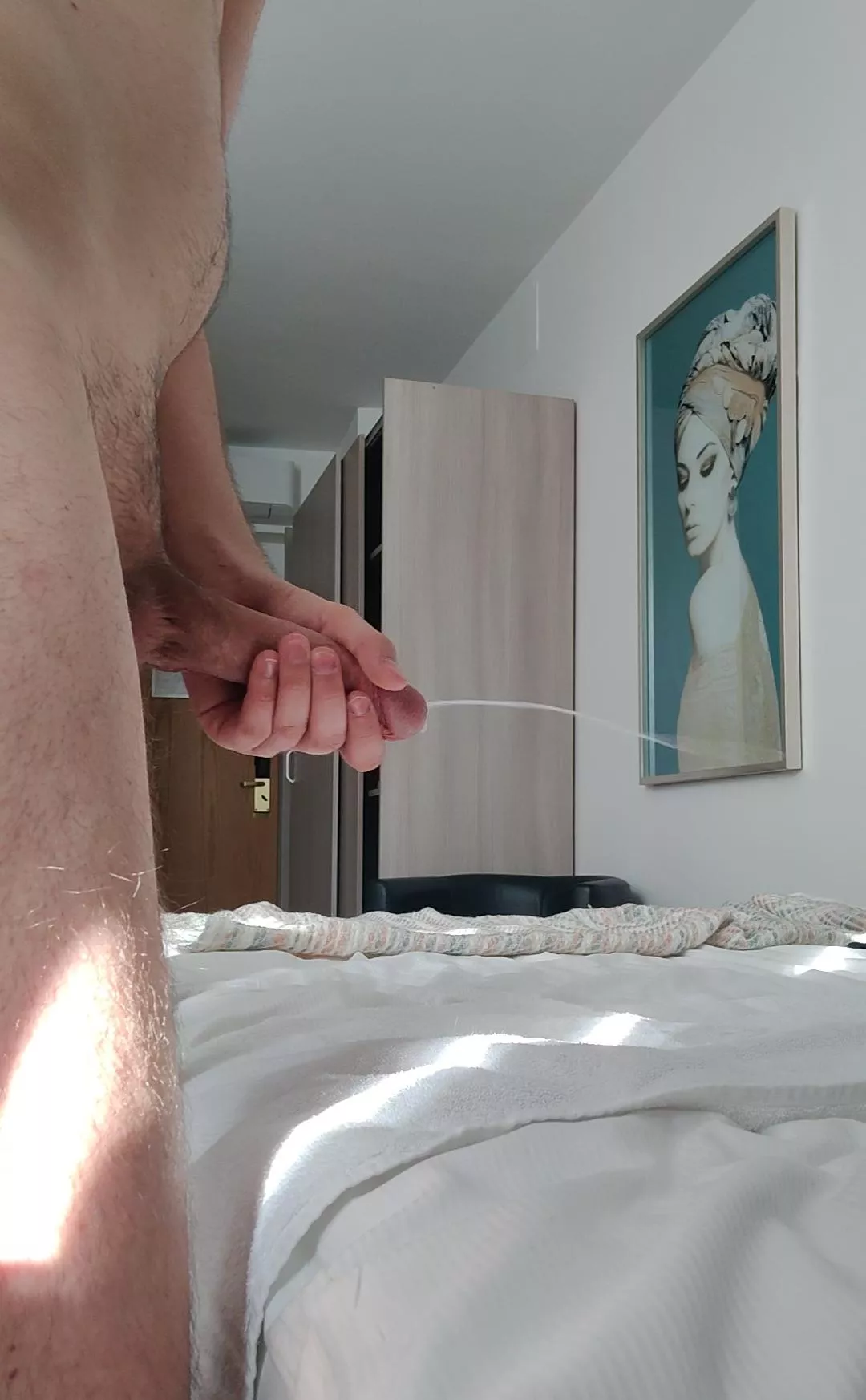 Wish there was a cumslut to catch my ropes instead of the bed