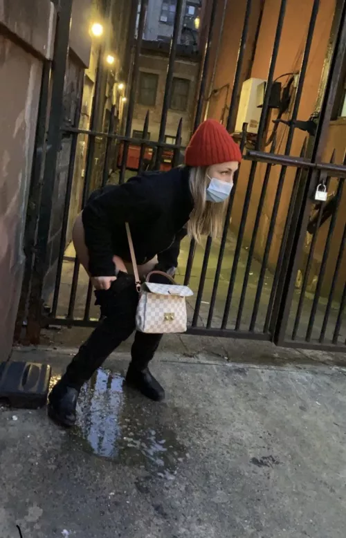 Catch rainfall in the alley