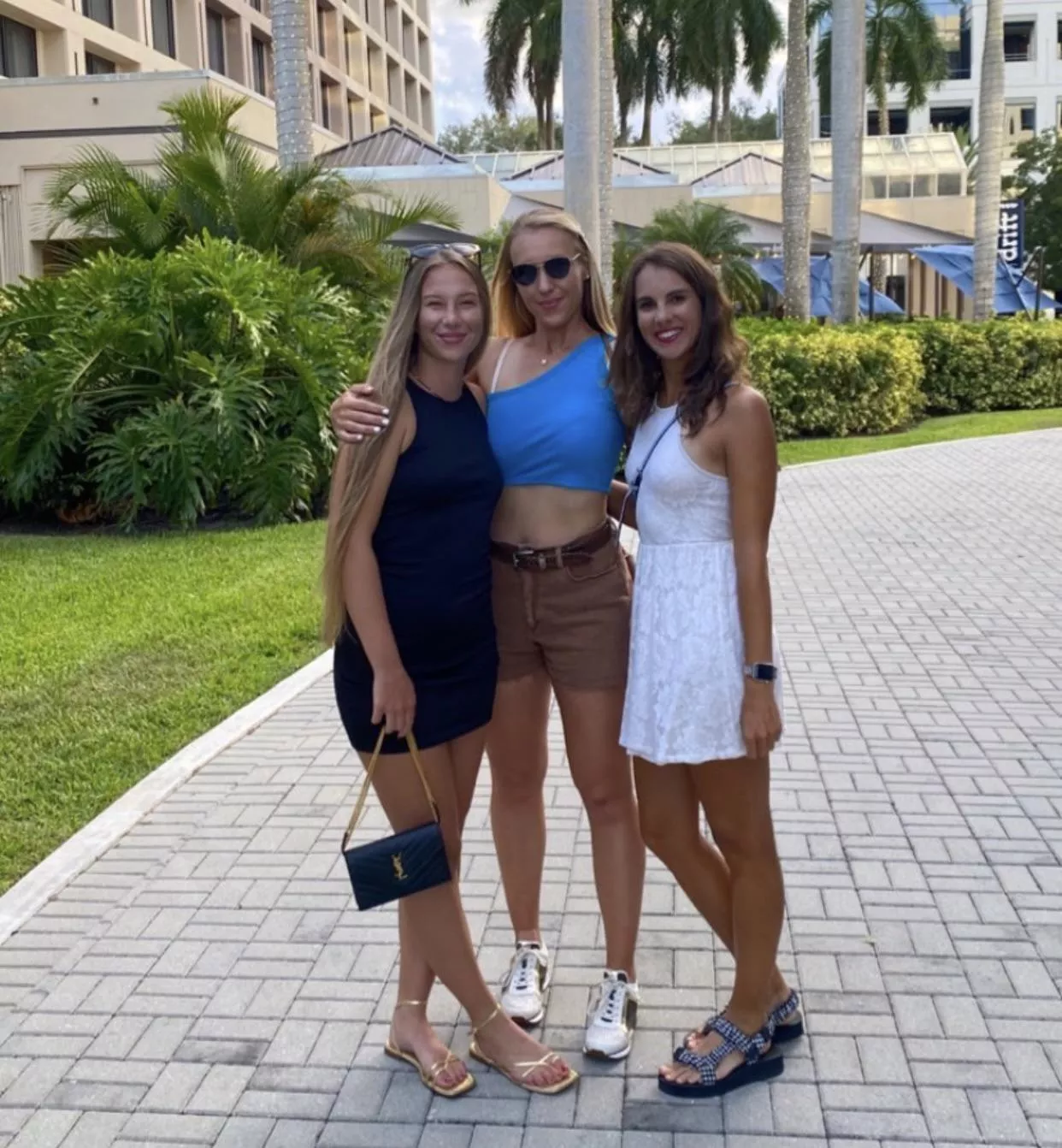 College girls going out