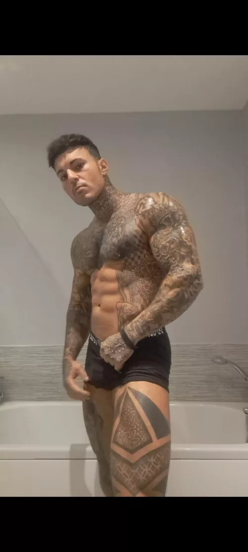 Dripping after an intense arm session