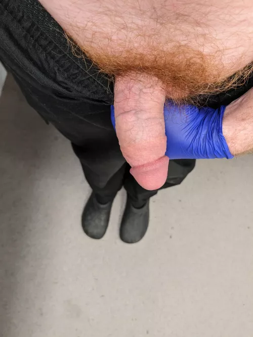 Just a horny ginger at work
