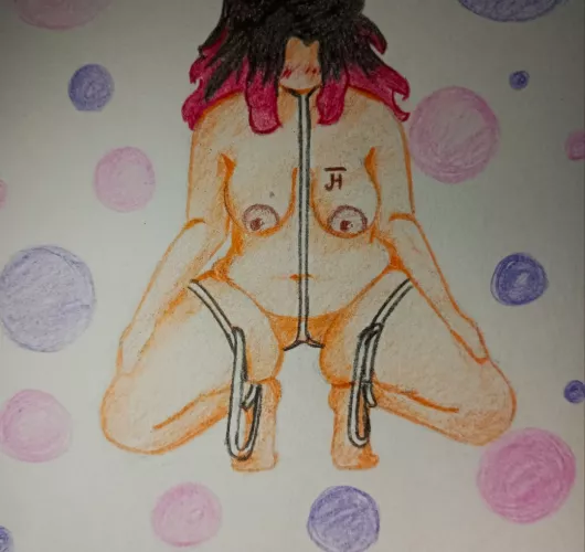 Just sketching the time sir made me tie a really pretty string- body harness! It was an experience:)