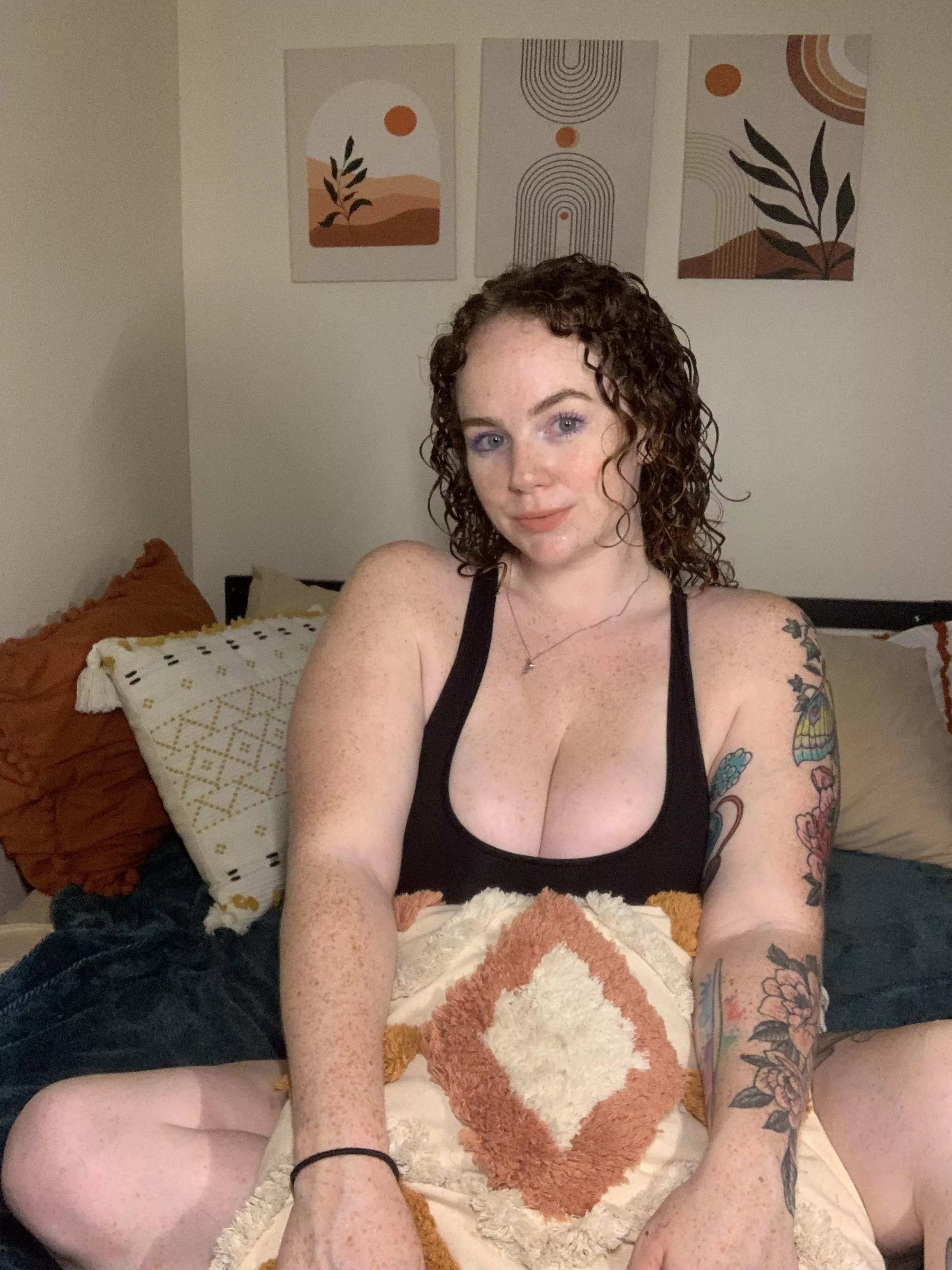 Patiently waiting for my hair to dry