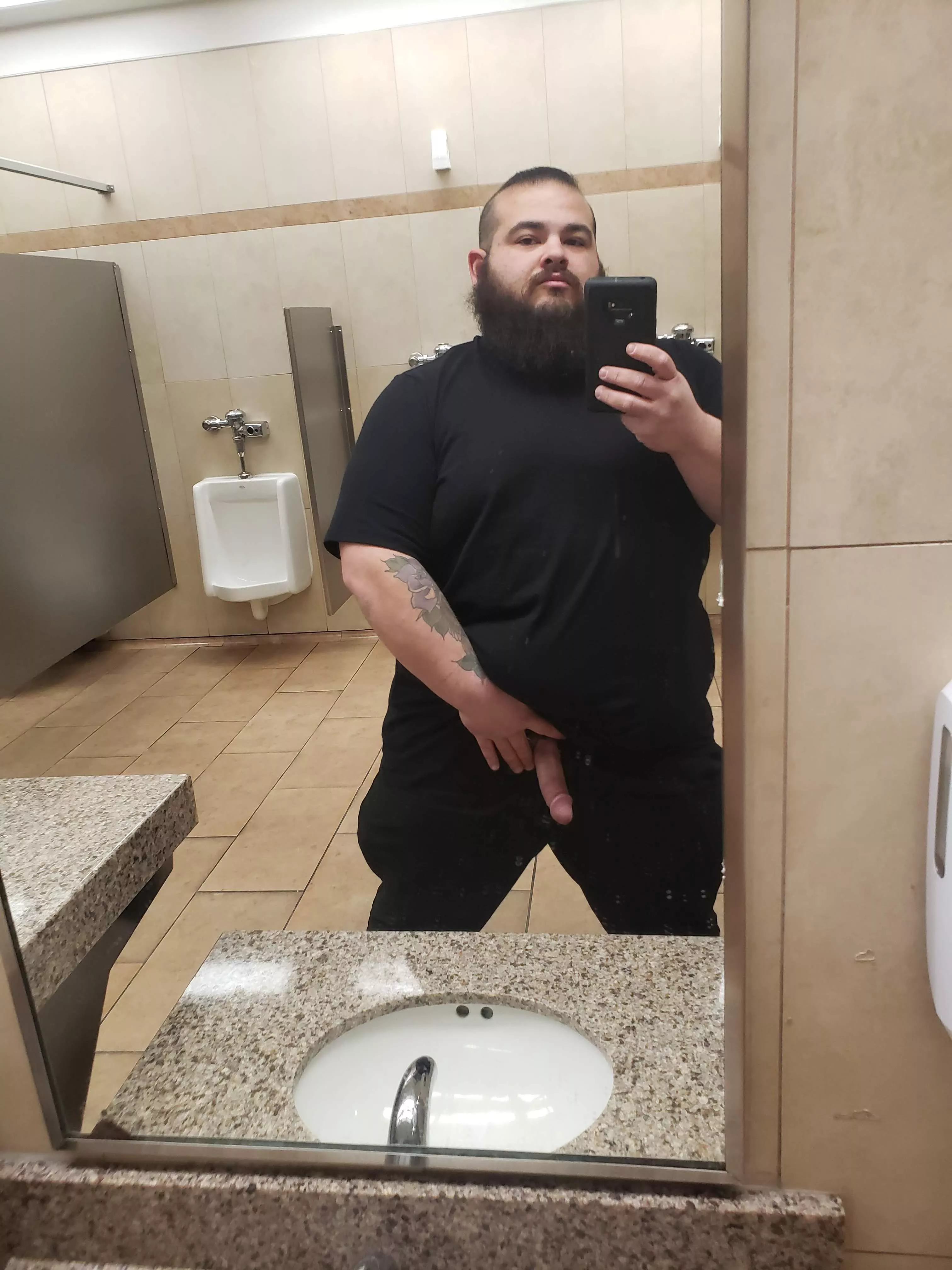 Semi hard. Don't care if I get caught