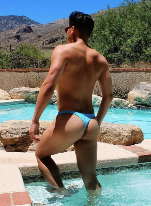 Tanned asian butt.....