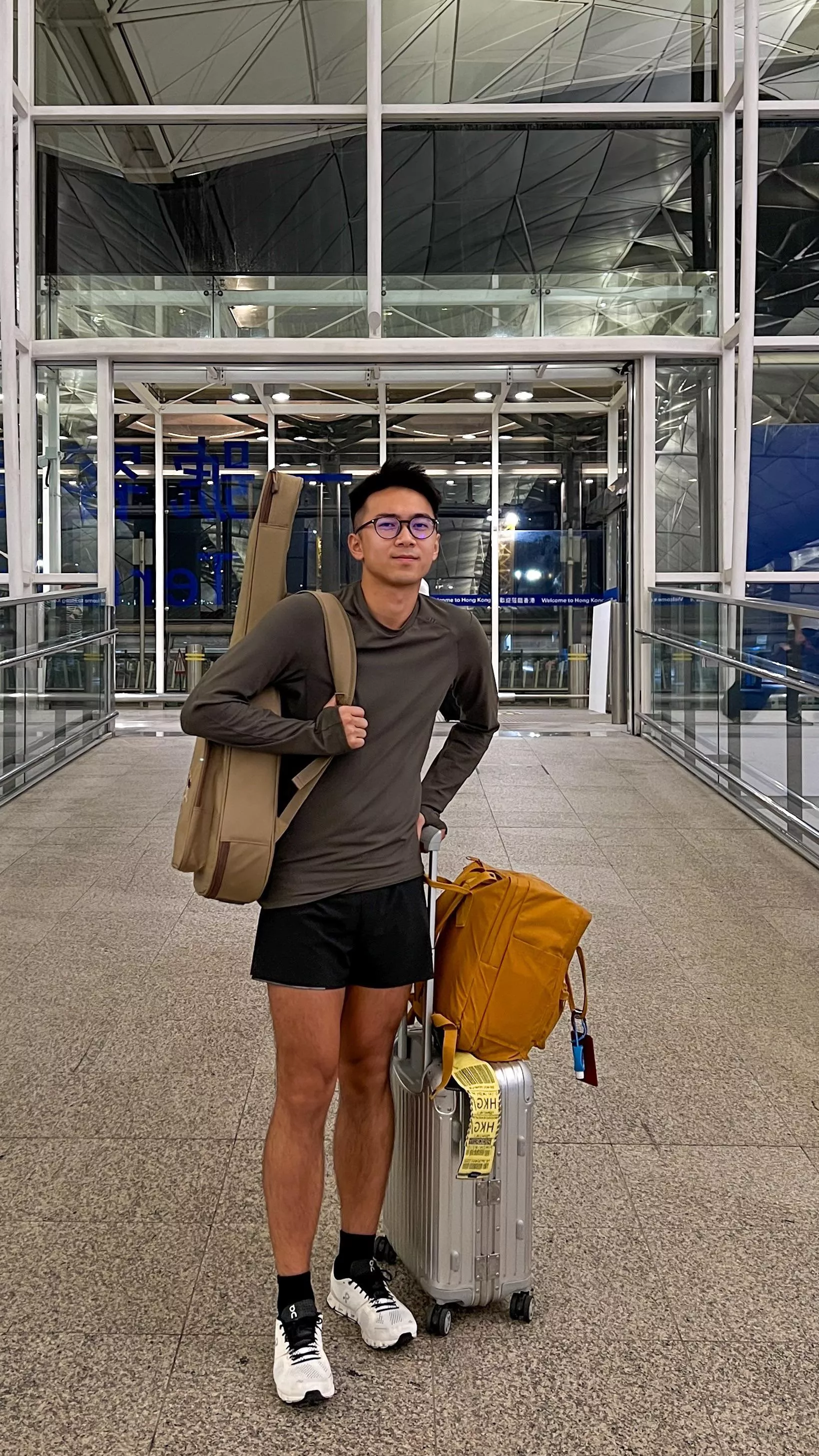 The boy has to go back to Germany for his study now