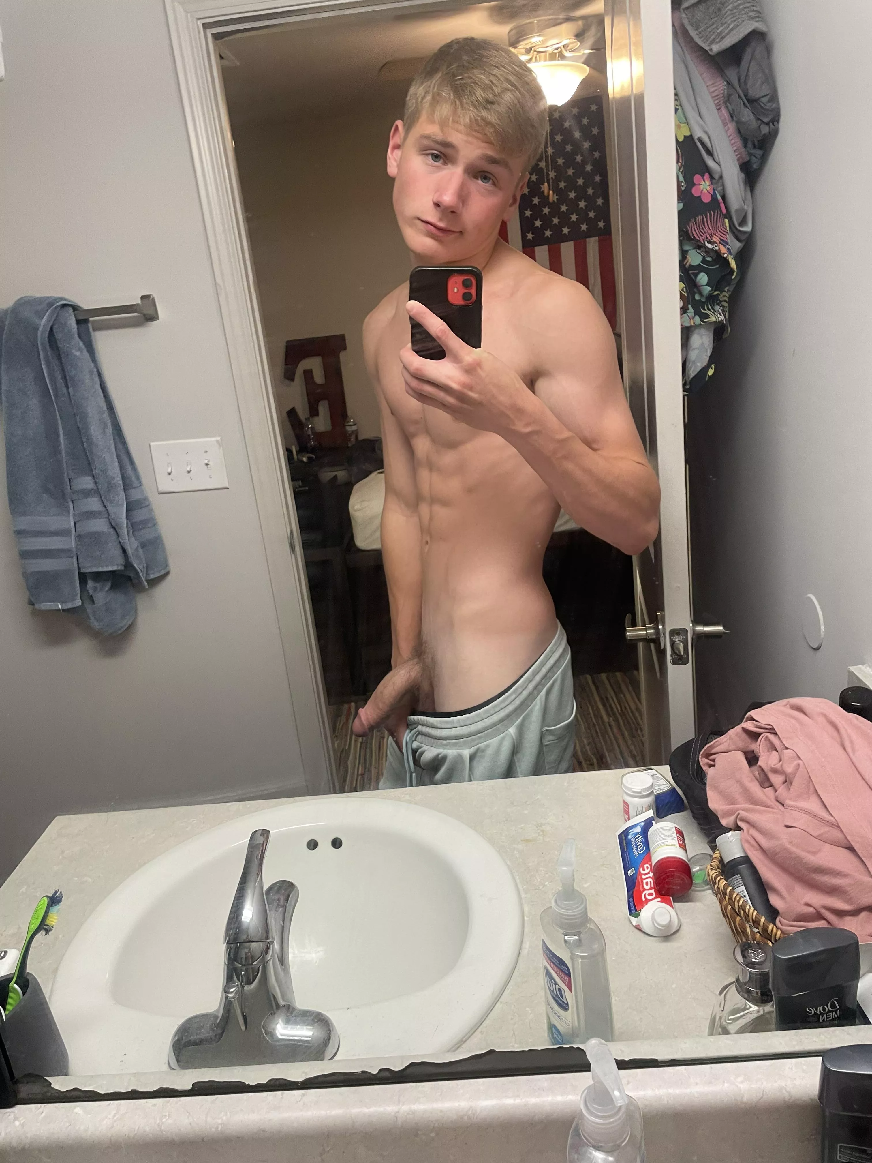 They say tall skinny guys have a stereotype… I say definitely 😈 [M20]