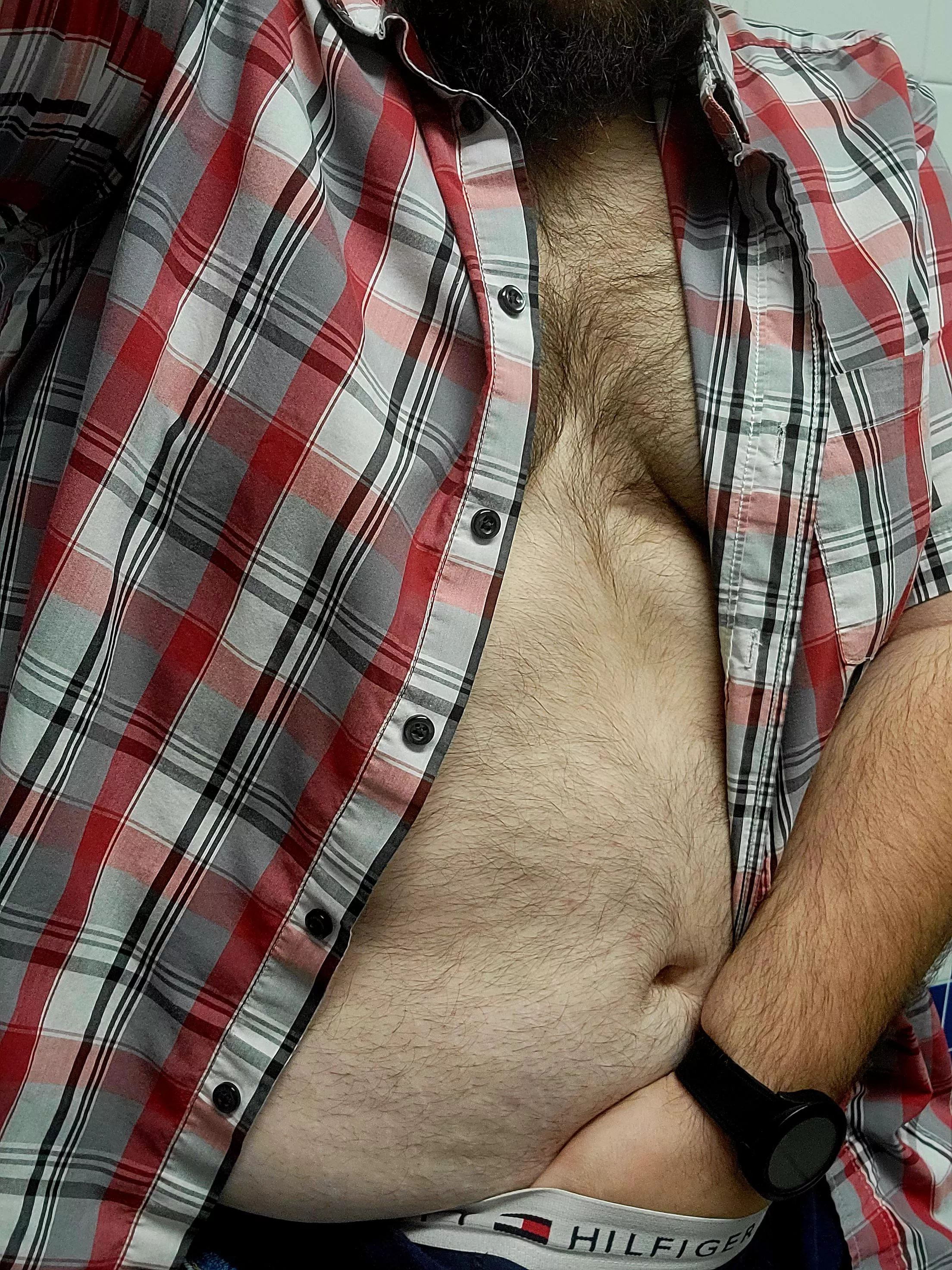 Too hot at work for a shirt tonight