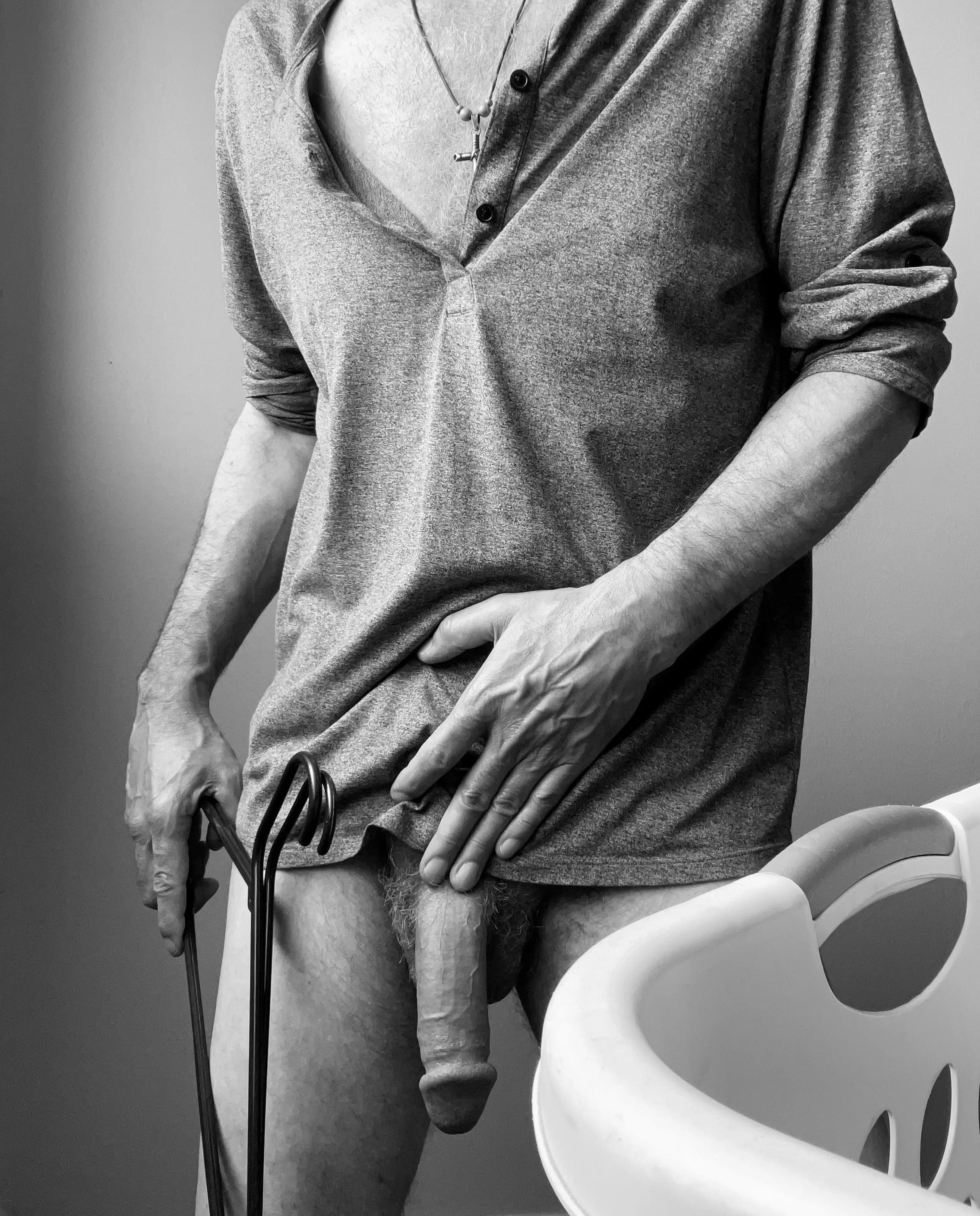 You fluff and fold while I…hang…