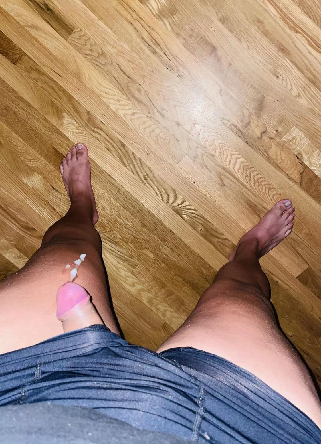 (29) You didn’t knock before coming in my room! Why don’t you get on your knees and clean this up to apologize 😈