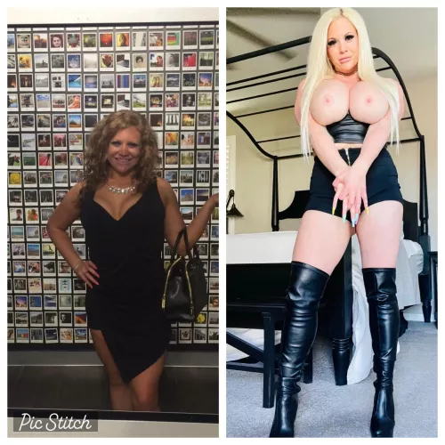 Before and after bimbofication