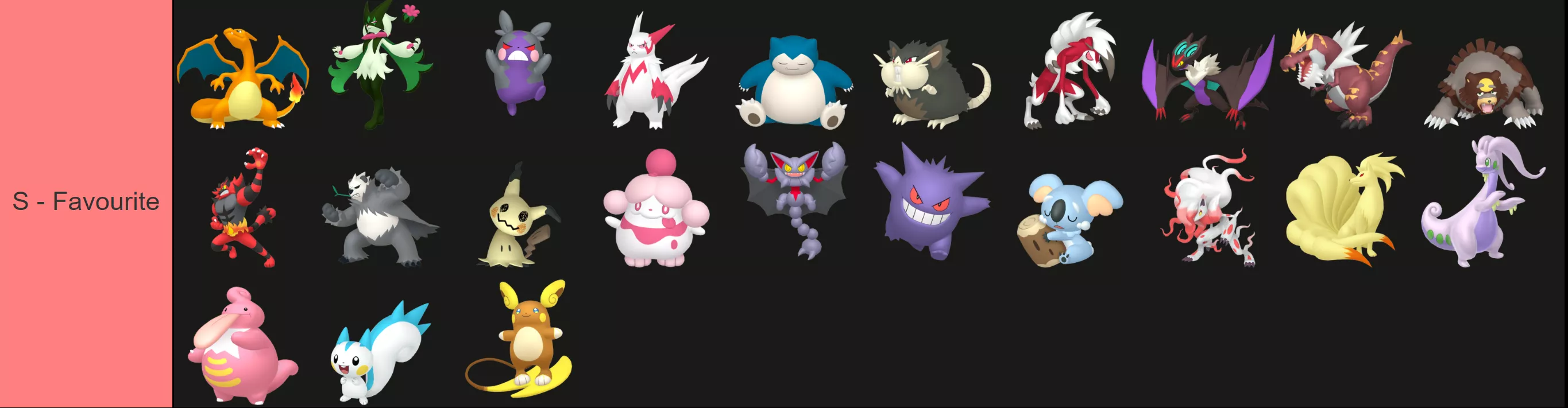 {discussion} Do my favorite ideas for pred Pokes say something about me? I'm curious... (Oral only)