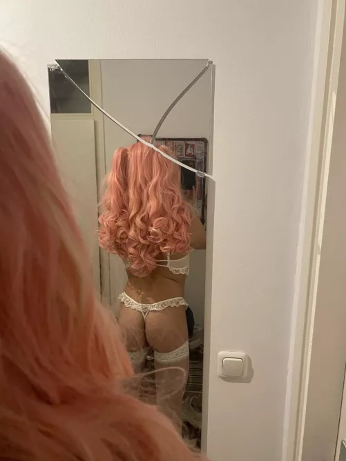 How do you like all white lingerie?