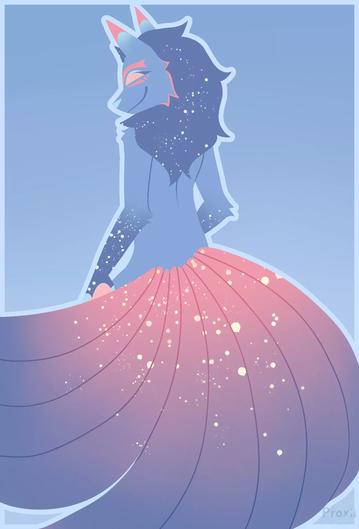 Lineless color palette art