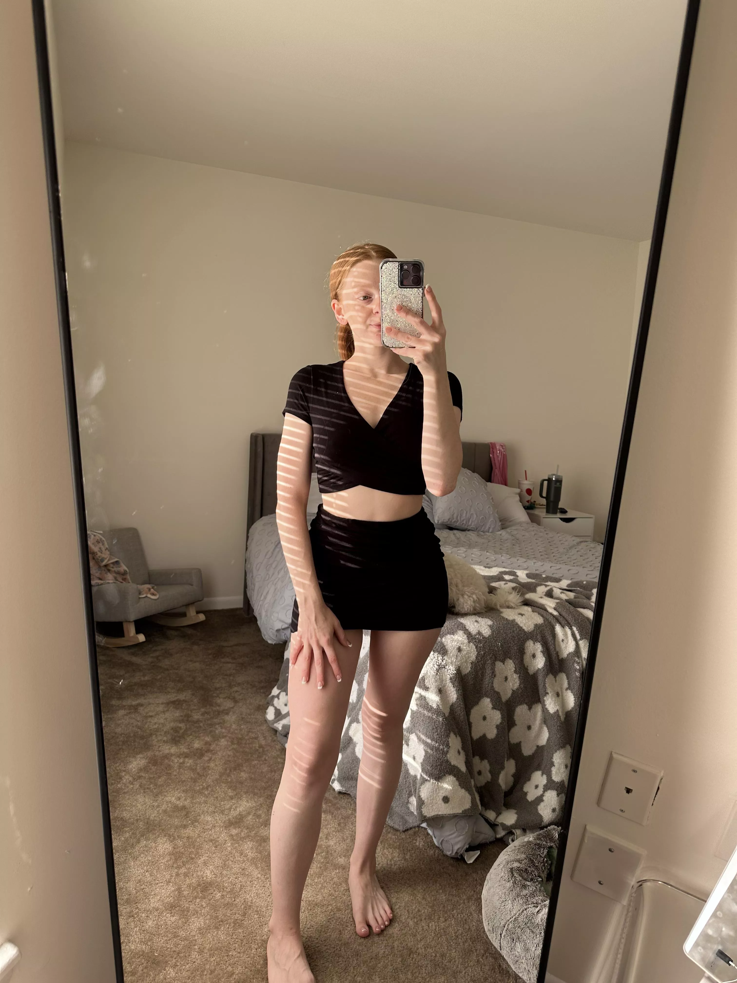 My fav outfit to wear without a bra underneath