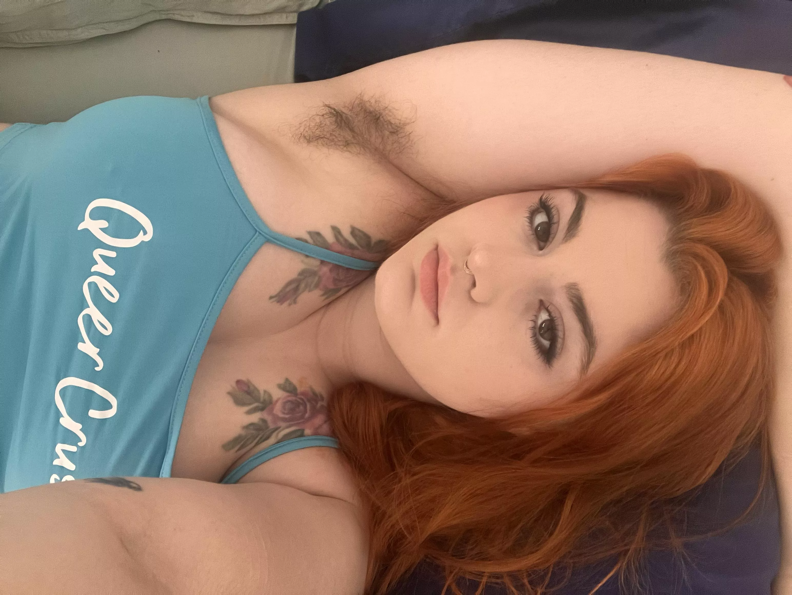 Sweaty after the gym