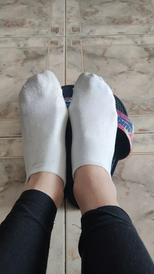 Today i wear simple socks, so confort