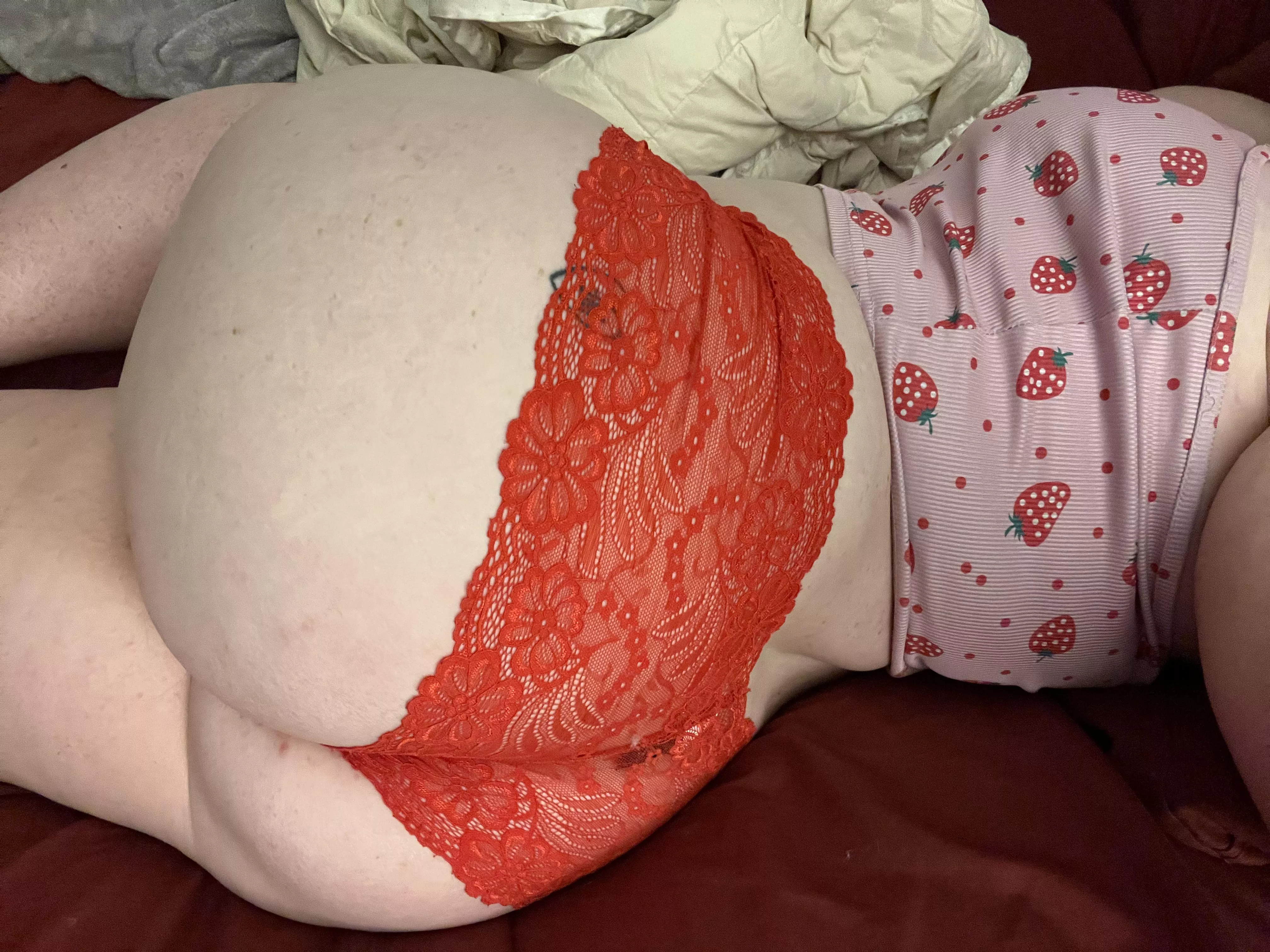 With a strawberry on top!