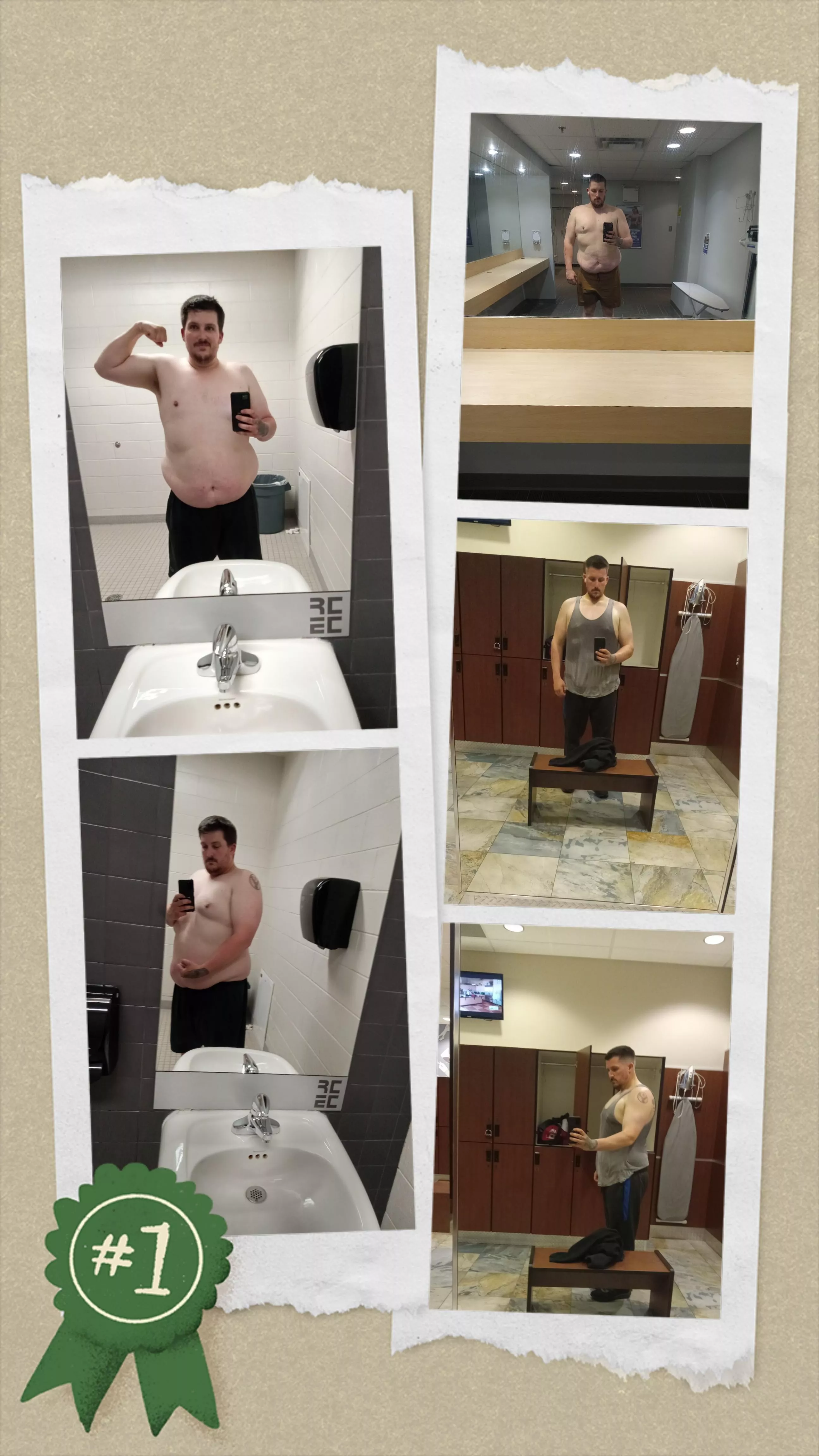 Befor and after less weight but no smaller