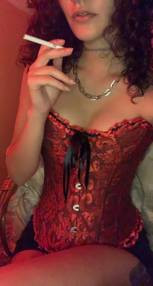 bf and i getting ready for round 2, just needed my smoke break first