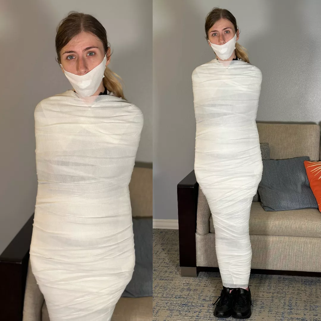 Catburglar Winter Flynn got herself wrapped up in quite a predicament!