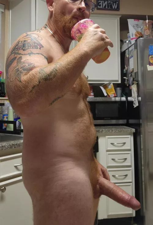 Don't mind me, just enjoying my smoothie 😋