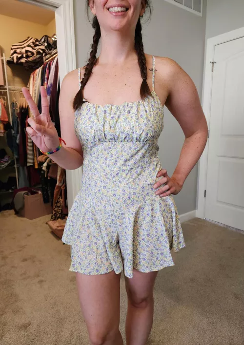 [F]eeling extra flirty in this little piece