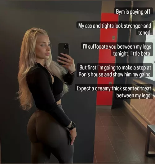 Gym is paying off and you'll experience the results firsthand tonight