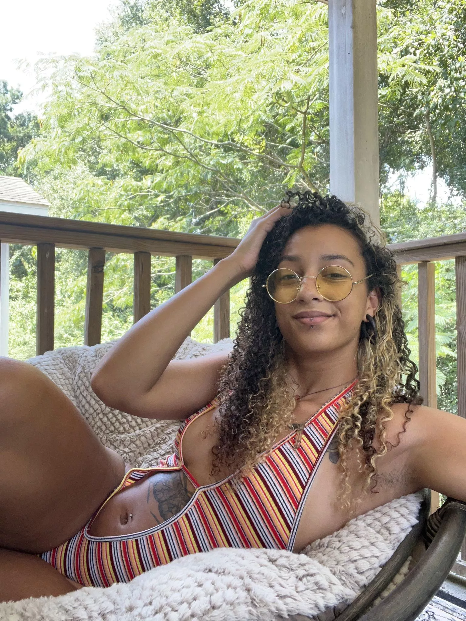 I love my colorful onepiece