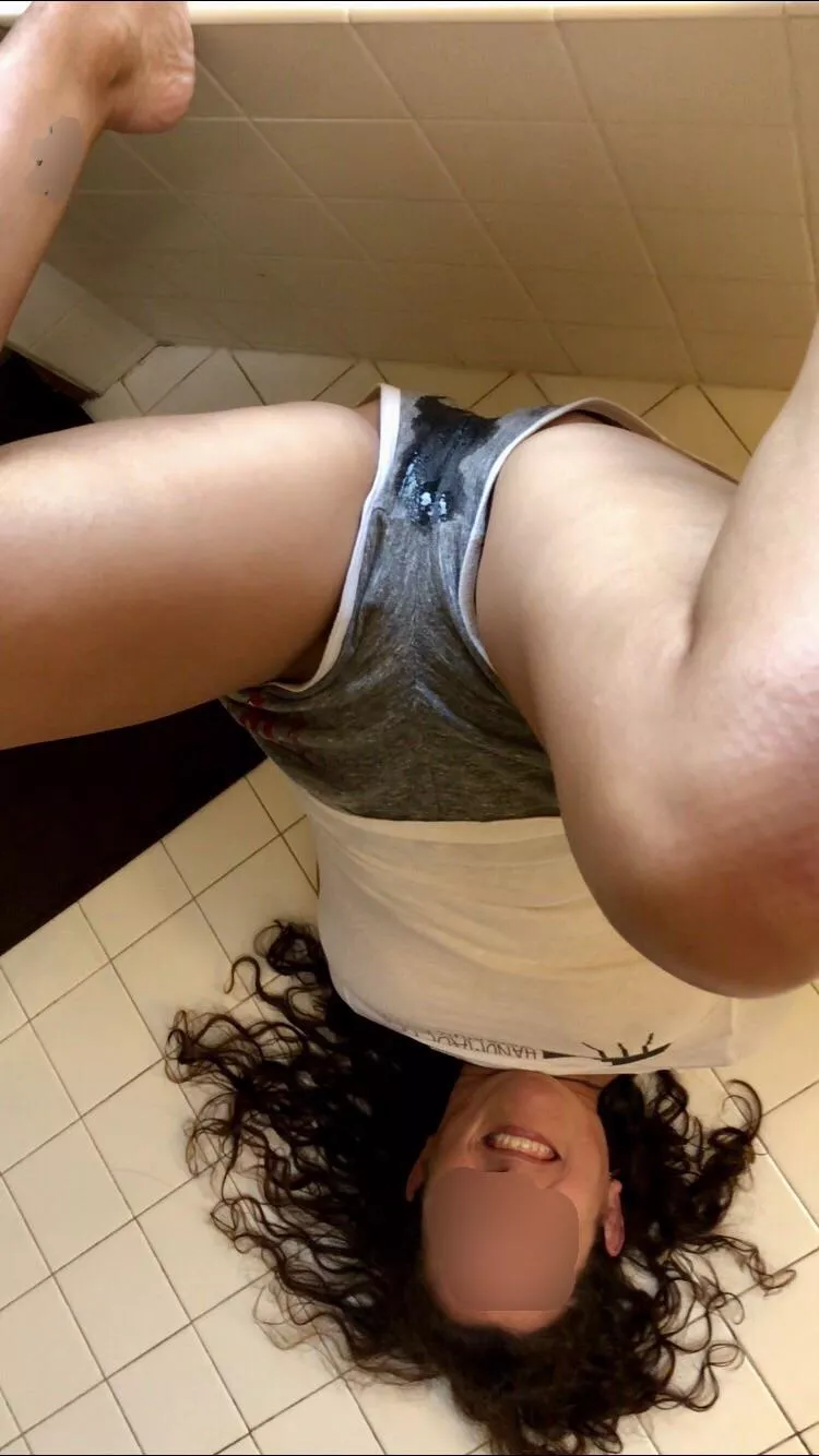 I put Annie (wife, 55) upside down and had her piss herself...