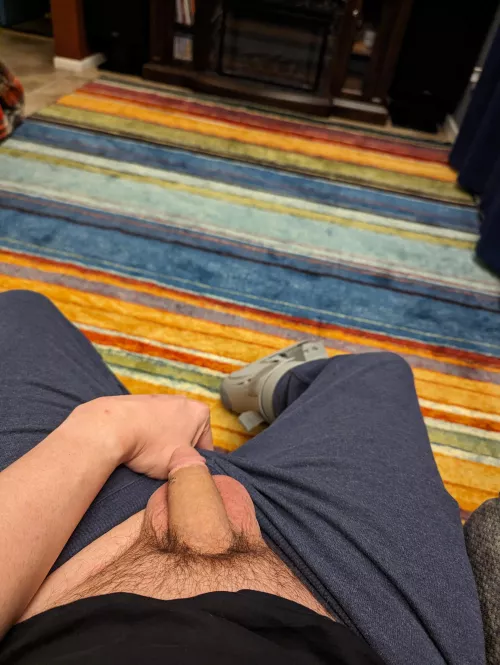 Just my broken foot and my dick