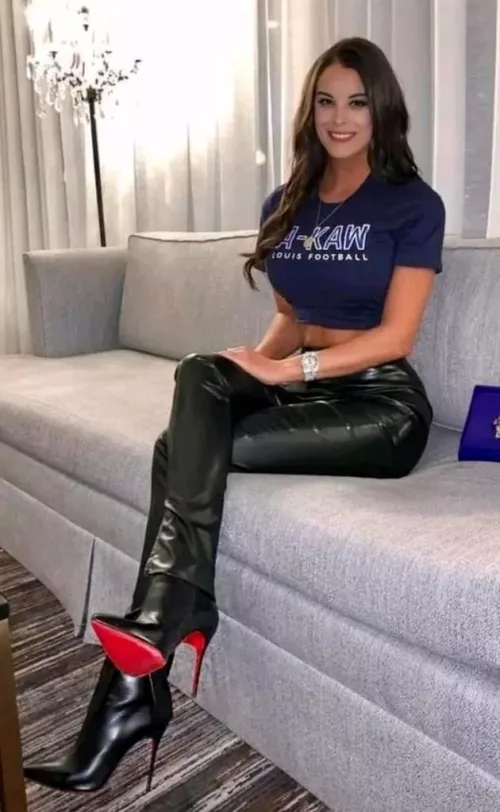 Leather and heels