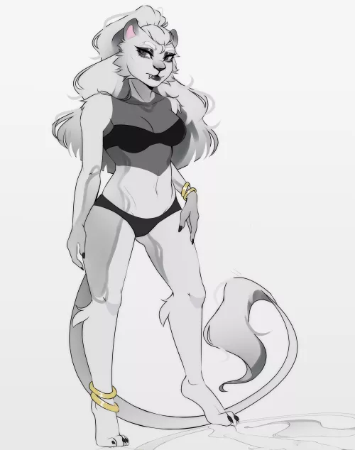 Lion Lady Adopt [F] (Art by me BambuDess)