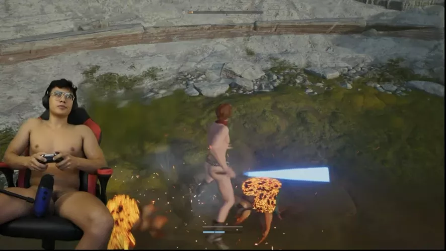 Love Playing with Naked Cal