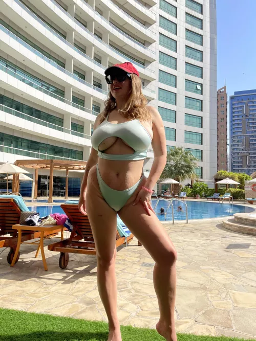 Loving my new swimsuit