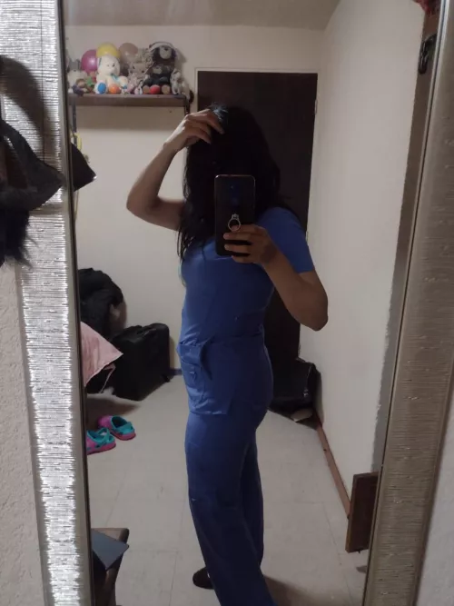 My blue scrub