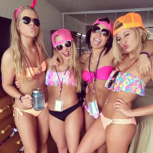 Spring break girls