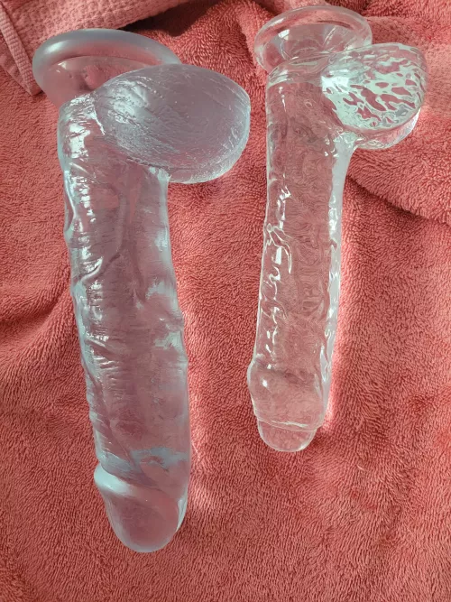 Which one should go in my ass and which one in my pussy??