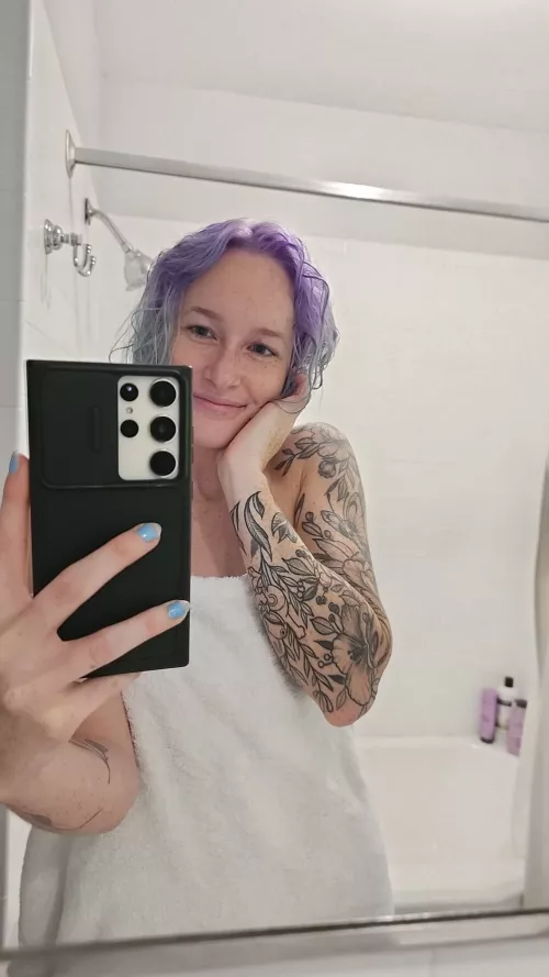 Would you date a girl with purple hair and Pokémon tattoos?