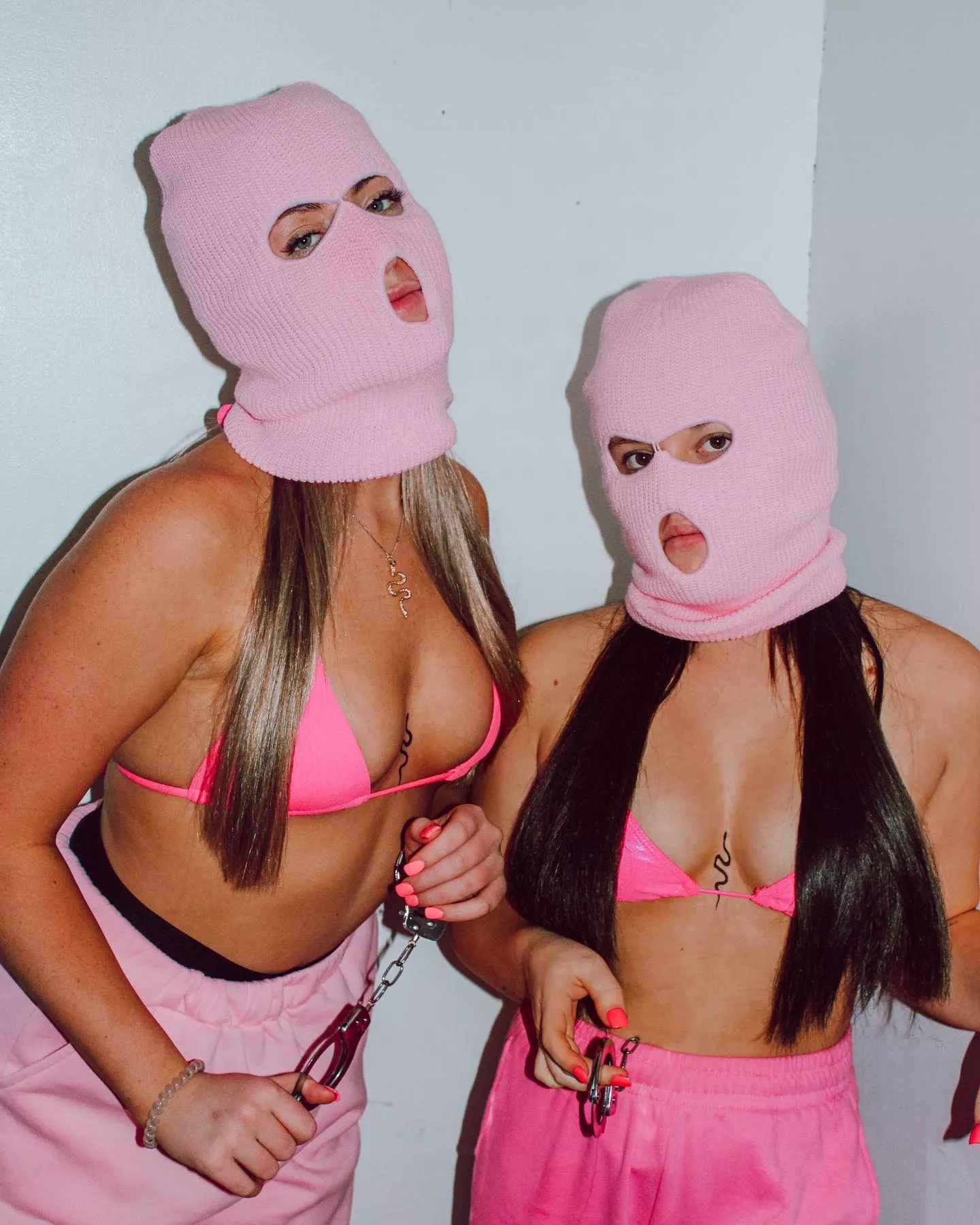 Would you let these two handcuff you to the bed?