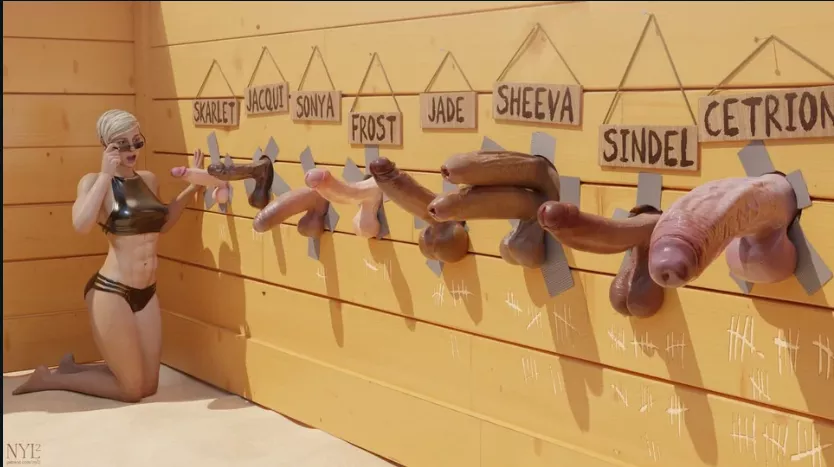 You can suck only one, what do you do with the cum?