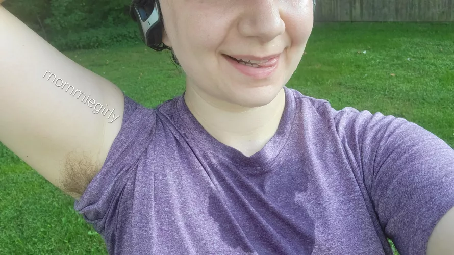 You can touch it after my workout if you want 😜