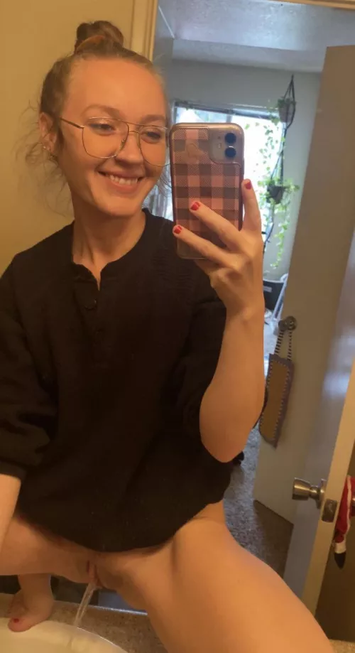 You catch me peeing in the sink, then what 😈