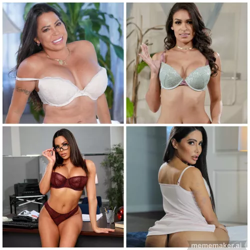 Choose your favorite Cuban pornstar? [Julianna Vega], [Katana Kombat], [Luna Star], [Lela Star]