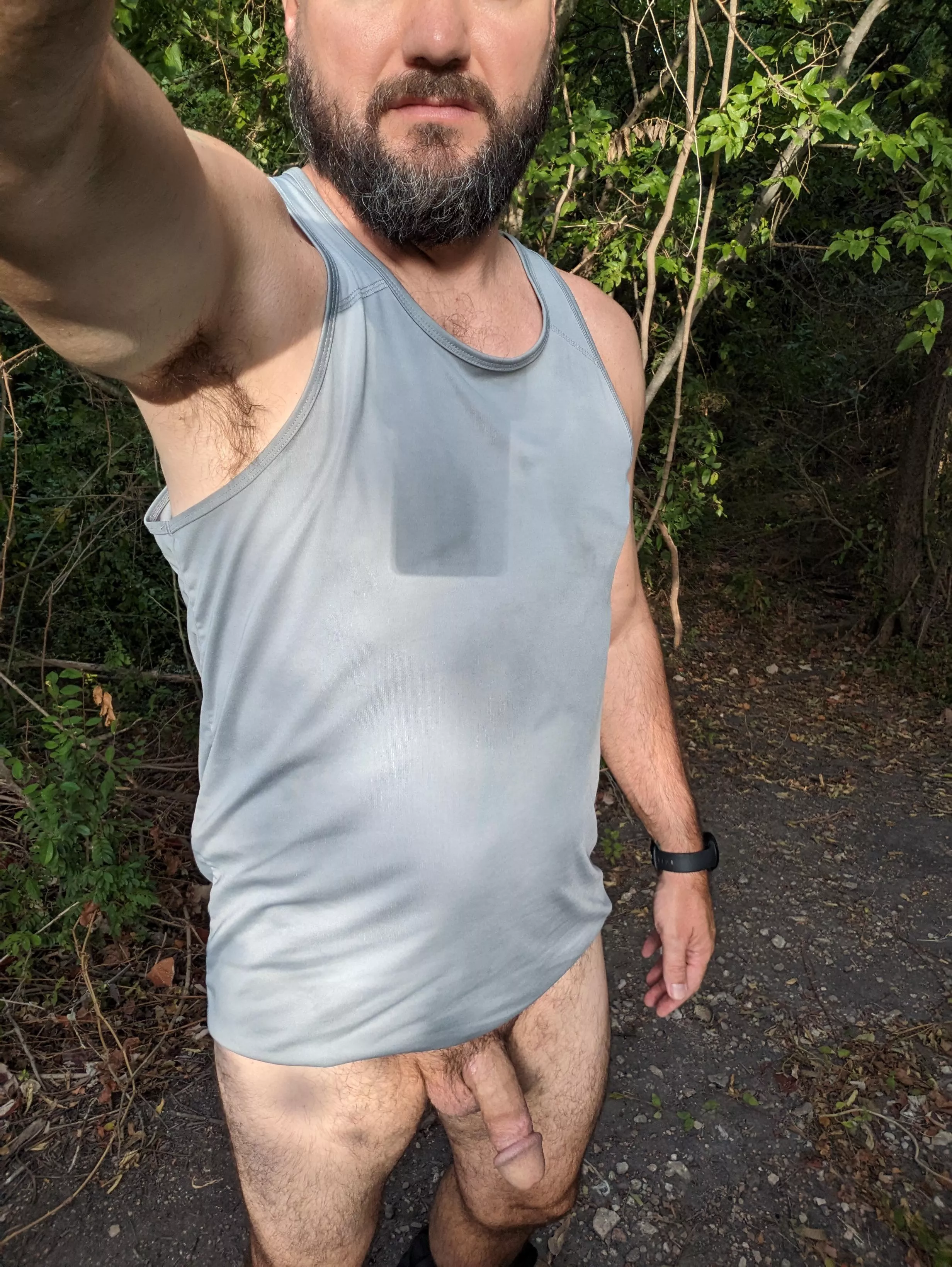 Getting some exercise this morning