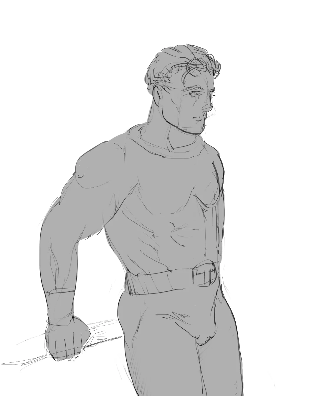 Human Torch sketch by me