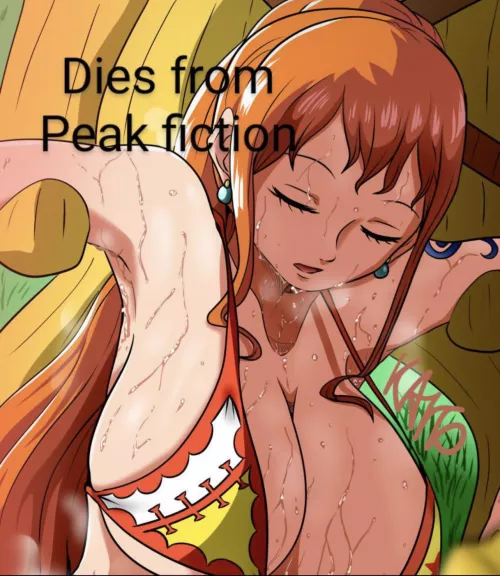 Lf color source. Nami, bikini, kaito(?), sweat, dies from peak fiction