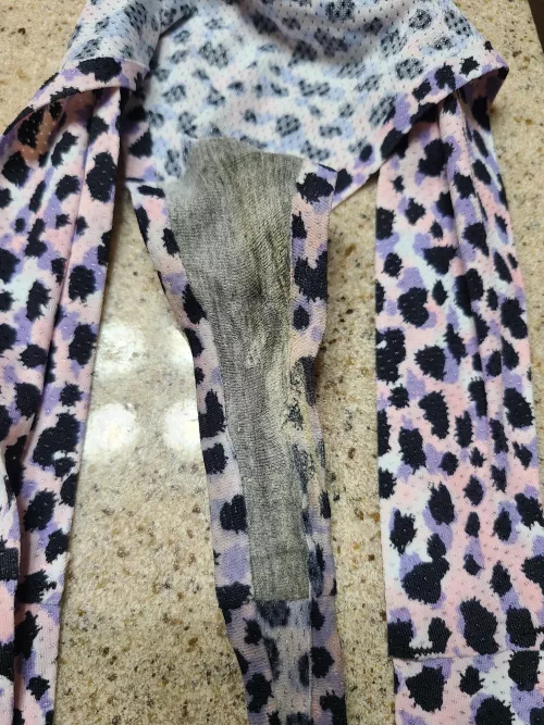 Looks like my lips were wrapped around one spot..